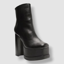 Sapato SCHUTZ Feminino Preto Selene Biqueira Quadrada Salto Alto Plataforma Tamanho 9B comprar usado  Enviando para Brazil