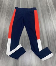 CALÇA LEGGING INFANTIL MENINA JUVENTUDE TOMMY Hilfiger azul e vermelha elástica tamanho pequeno comprar usado  Enviando para Brazil