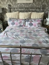 Dunelm pink grey for sale  NOTTINGHAM