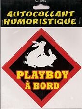 Autocollant playboy bord d'occasion  Orange