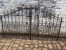 Metal double gates for sale  PRESCOT