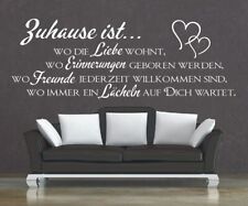 Wandtattoo spruch zuhause gebraucht kaufen  Wilster
