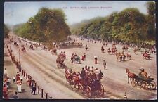 1907-10 Rotten Row, carruagens puxadas por cavalos, Hyde Park, Londres, Inglaterra  comprar usado  Enviando para Brazil