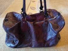 Burgundy large leather for sale  STOKE-ON-TRENT