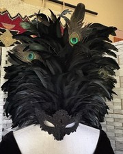 Black venetian carnival for sale  Abingdon