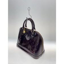 Autêntica bolsa Louis Vuitton Alma PM monograma Vernis M91611 Bordeaux França comprar usado  Enviando para Brazil