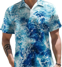 Uomo camicie hawaiane usato  Roma