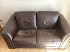 Seater leather sofa for sale  READING