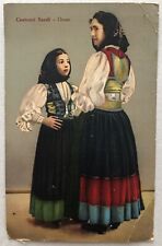 Cartolina cagliari costumi usato  Roma