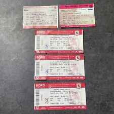 Middlesbrough ticket stubs for sale  REDCAR