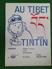 Tintin tibet affiche d'occasion  Saint-Georges-de-Didonne