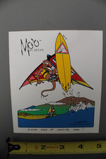 Usado, Island Gecko Maui Hawaii Aloha Fly Lizard Wind Surf V1B Adesivo Vintage Surf comprar usado  Enviando para Brazil