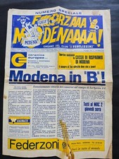 Forza modena fanzine usato  Italia