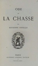 Jodelle. estienne. ode d'occasion  France
