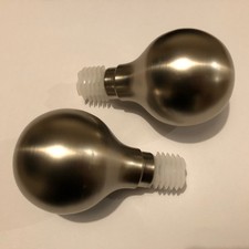 Curtain finials 28mm for sale  LUTTERWORTH