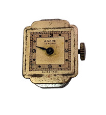 MAQUINA DE RELOJ ANCRE 15 RUBIS SWISS MADE - CAJA 16.MM DIAMETRO comprar usado  Enviando para Brazil