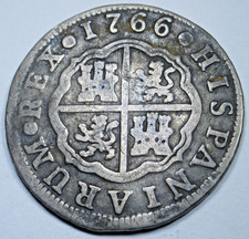 1766 spanish silver for sale  Escondido