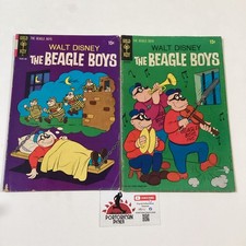 LOTE DE 2 QUADRINHOS GOLD KEY 1970 WALT DISNEYS THE BEAGLE BOYS #9 & #12 comprar usado  Enviando para Brazil