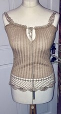 Topshop gold metallic for sale  STRATHAVEN