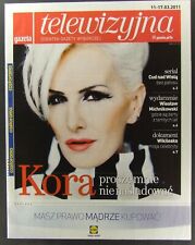 KORA JACKOWSKA (MAANAM) 2011 GAZETA TELEWIZYJNA na sprzedaż  PL