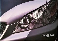 Lexus is200 brochure for sale  BIGGLESWADE