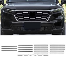√ 21 peças acabamento de moldagem de grade dianteira de aço inoxidável para Honda CRV LX EXL 23-24 comprar usado  Enviando para Brazil