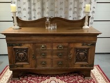 Antique sideboard dark for sale  GLASGOW