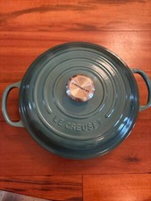 Creuset turquoise signature for sale  Kingsland