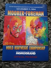 GEORGE CAPATAZ VS MICHAEL MOORER PROGRAMA OFICIAL DO TÍTULO MUNDIAL DOS PESOS PESADOS, usado comprar usado  Enviando para Brazil