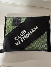 Toalha de praia Club Wyndham microfibra verde na bolsa promocional comprar usado  Enviando para Brazil
