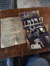 KIT ACCESORIOS CAJA MISTERIOSA MADERA CANTANTE PARA CANTANTE MODELO 27 CON MANUAL 1889 segunda mano  Embacar hacia Mexico