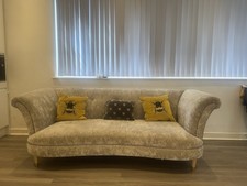 Grey chesterfield crushed for sale  WEST DRAYTON