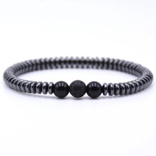 Bracelet perles pierre d'occasion  Villeurbanne