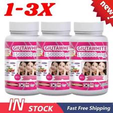 1-3X Gluta White 150000mg. Glutathione Skin Whitening 90 Softgel Capsules;）* comprar usado  Enviando para Brazil