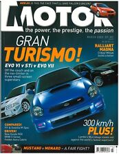 Revista MOTOR marzo 2002 Subaru Impreza WRX Mitsubishi Lancer EVO VI y VII segunda mano  Embacar hacia Argentina