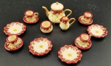 CONJUNTO DE JANTAR MINIATURA PINTADO À MÃO INGLÊS 14 PEÇAS CONJUNTO DE CHÁ POR ~V. FASKIN comprar usado CONJUNTO DE JANTAR MINIATURA PINTADO À MÃO INGLÊS 14 PEÇAS CONJUNTO DE CHÁ POR ~V. FASKIN comprar usado  Enviando para Brazil