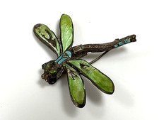 Vintage dragonfly brooch for sale  SOLIHULL