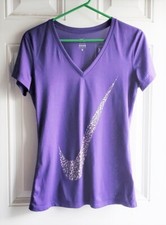 Blusa NIKE Activewear manga curta roxa tamanho M/M comprar usado  Enviando para Brazil