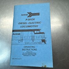 GENERAL ELECTRIC COMPANY - MANUAL DE FUNCIONAMIENTO LOCOMOTORA DIÉSEL P30CH - 2/1977 segunda mano  Embacar hacia Argentina