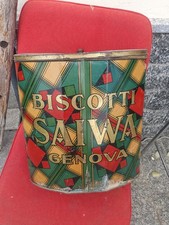Scatola latta biscotti usato  Italia
