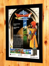Dragon Quest VIII 8 raro pôster pequeno/página de anúncio antiga emoldurada PS2 Nintendo 3DS comprar usado  Enviando para Brazil