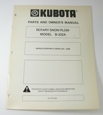 Original kubota b222a for sale  Clayton