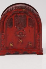 Vintage Raro 70 Crosley Catedral Tubo Rádio Banco de Moedas Kenton Brinquedos Ferro Fundido EUA comprar usado  Enviando para Brazil