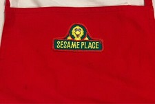 Avental infantil Smock Sesame Place meninos meninas pássaro grande Marlin Street artista vermelho comprar usado  Enviando para Brazil