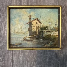 framed oil vintage painting for sale  Patchogue