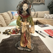 Vestido fantasia antigo de boneca de ópera chinesa 7” H. comprar usado  Enviando para Brazil