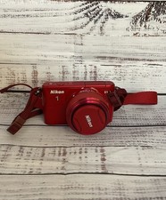 Câmera Digital Nikon 1 S1 Mirrorless Point & Shoot Vermelha comprar usado  Enviando para Brazil