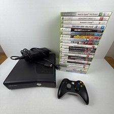 Console Microsoft Xbox 360 Slim 250GB e cabo de alimentação e 24 jogos e controle  comprar usado  Enviando para Brazil
