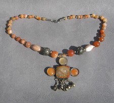 Collier ethnique artisanal d'occasion  France
