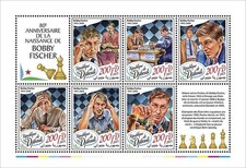 Folha de selos CHESS Grandmaster BOBBY FISCHER Games Sport 6v #254 (2023 Djibouti) comprar usado Folha de selos CHESS Grandmaster BOBBY FISCHER Games Sport 6v #254 (2023 Djibouti) comprar usado  Enviando para Brazil